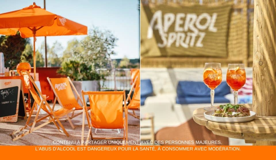 Une nouvelle terrasse éphémère arrive à Marseille avec l’Aperol Spritz Summer Tour